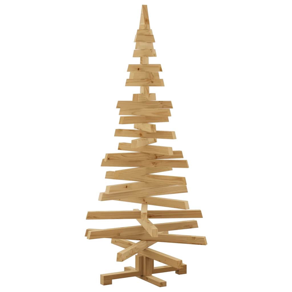 Alberi di Natale Marrone 150 cm Legno di pino massello 42016712