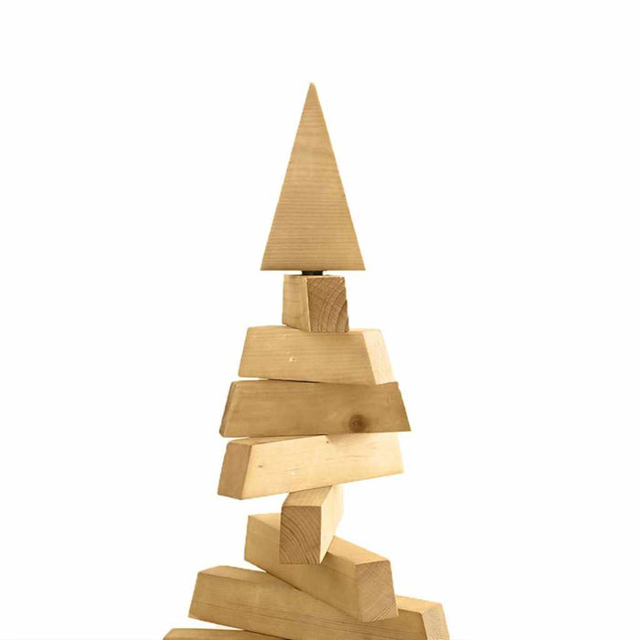 Alberi di Natale Marrone 180 cm Legno di pino massello 42016713