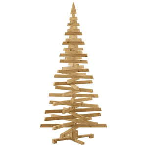 Alberi di Natale Marrone 180 cm Legno di pino massello 42016713