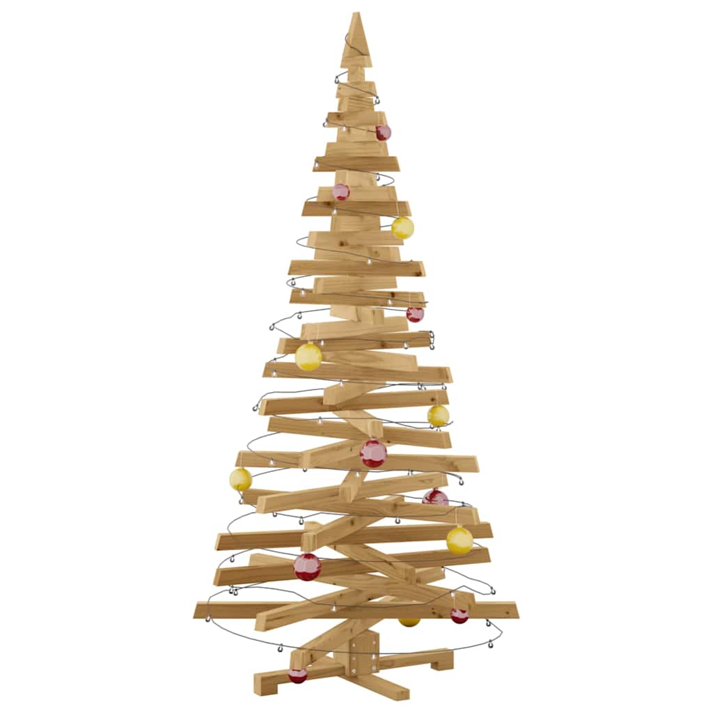 Alberi di Natale Marrone 180 cm Legno di pino massello 42016713
