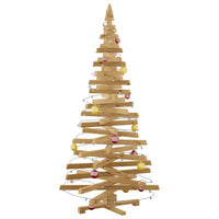 Alberi di Natale Marrone 180 cm Legno di pino massello 42016713