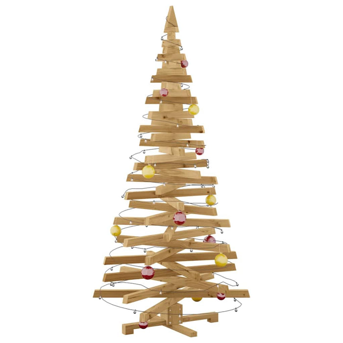 Alberi di Natale Marrone 180 cm Legno di pino massello 42016713