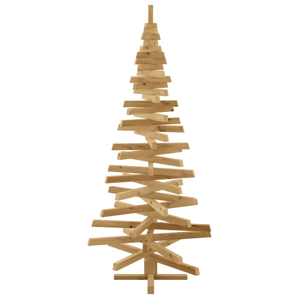 Alberi di Natale Marrone 180 cm Legno di pino massello 42016713