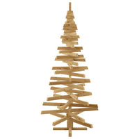 Alberi di Natale Marrone 180 cm Legno di pino massello 42016713