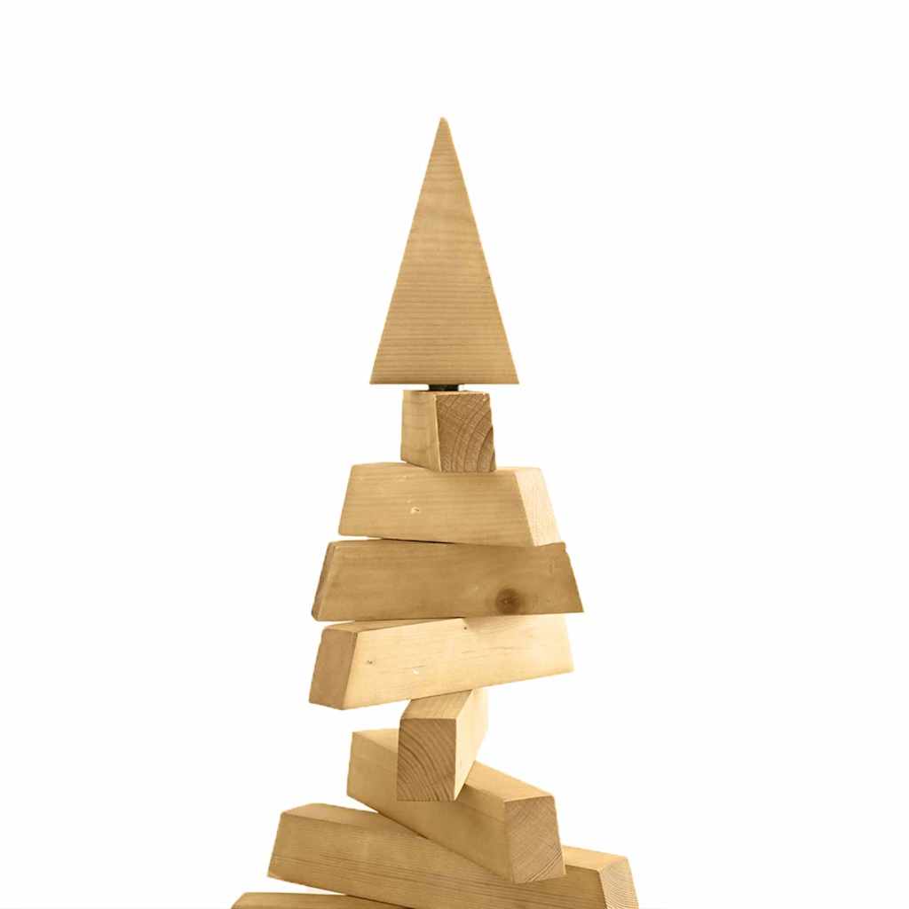 Alberi di Natale Marrone 210 cm Legno di pino massello 42016714