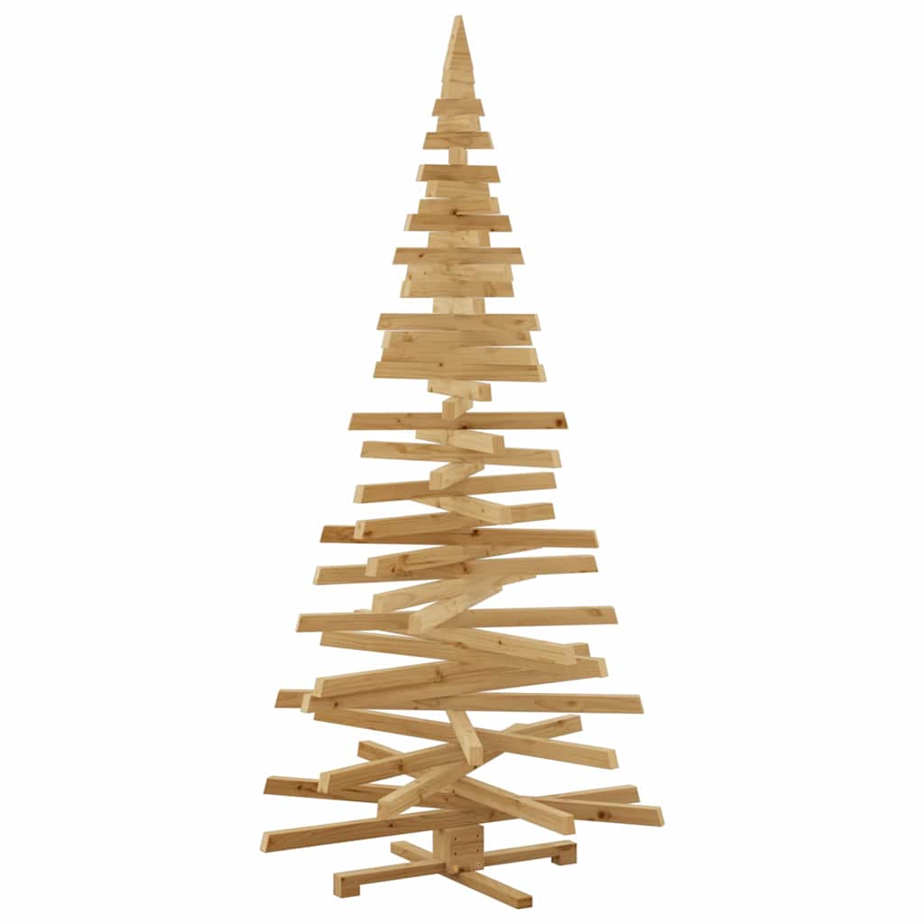 Alberi di Natale Marrone 210 cm Legno di pino massello 42016714