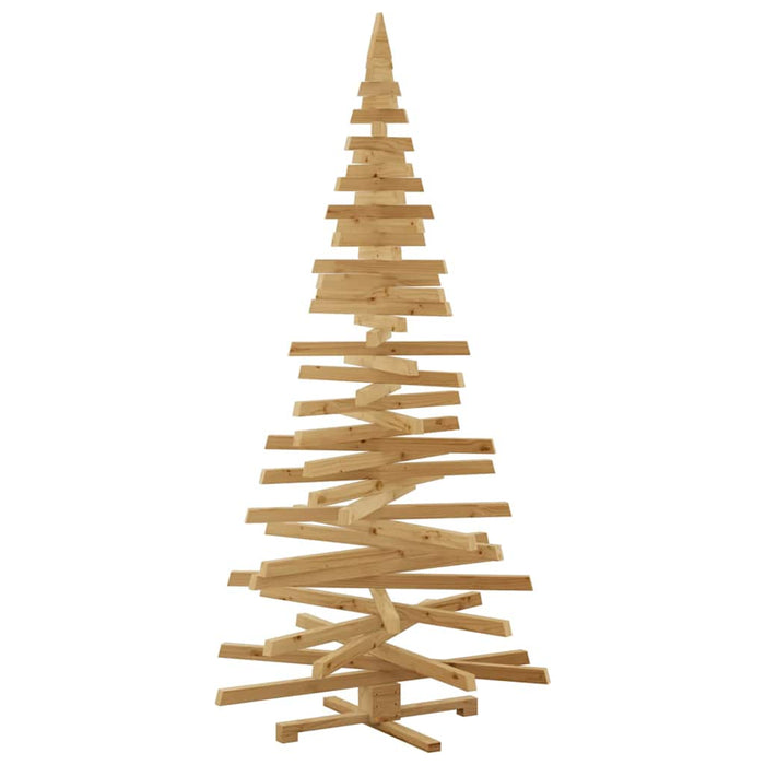 Alberi di Natale Marrone 210 cm Legno di pino massello 42016714