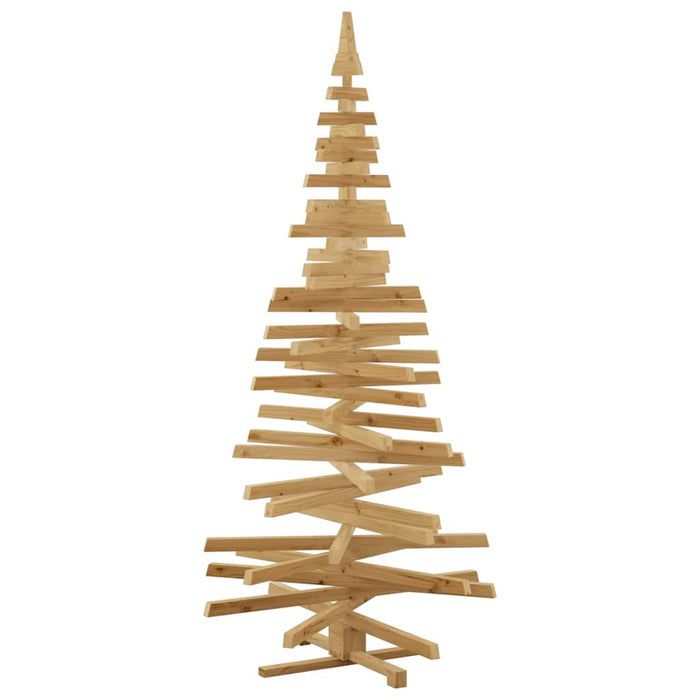 Alberi di Natale Marrone 210 cm Legno di pino massello 42016714