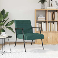 poltrona Verde Scuro 59 x 75 x 78 cm Tessuto 42017674