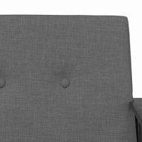 poltrona Grigio scuro 59 x 75 x 78 cm Tessuto 42017691