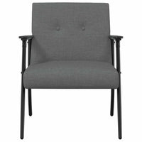 poltrona Grigio scuro 59 x 75 x 78 cm Tessuto 42017691