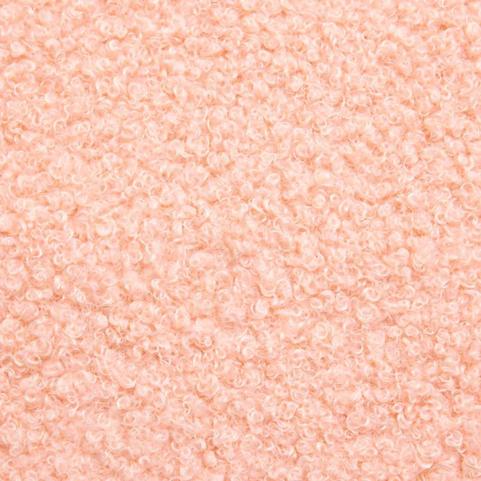 poltrona Rosa 59 x 75 x 78 cm Tessuto simile alla lana ricci 42017700