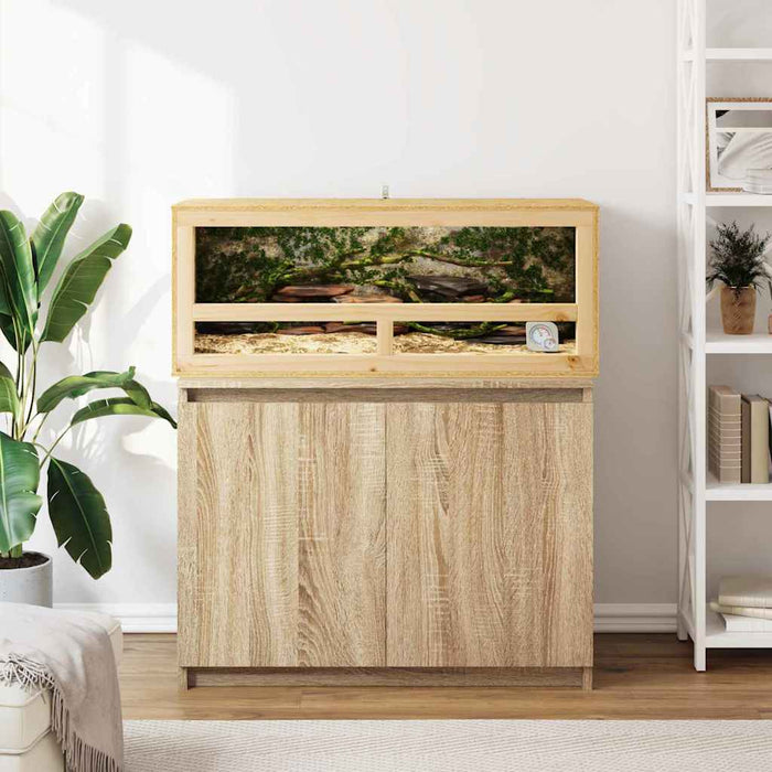 Terrario Marrone 100 x 40 x 40 cm OSB 876725