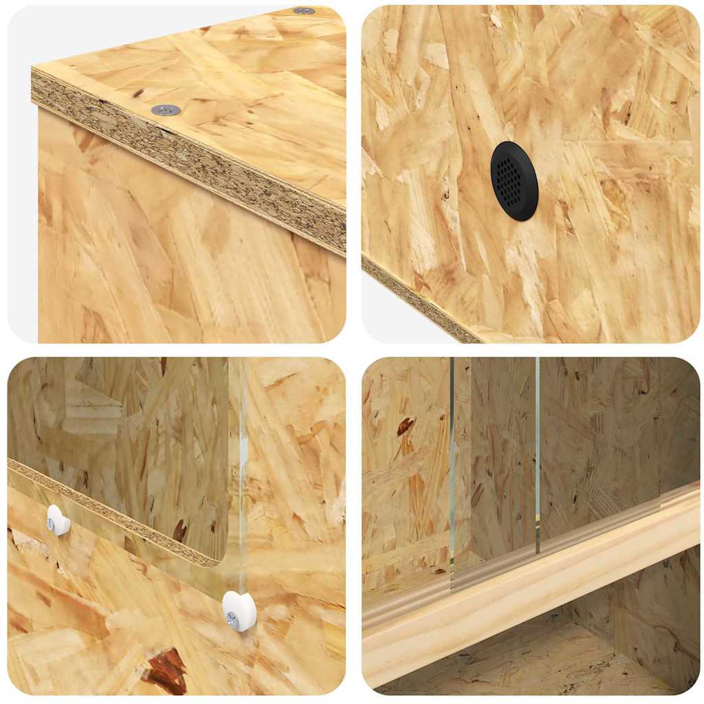 Terrario Marrone 50 x 50 x 100 cm OSB 876734