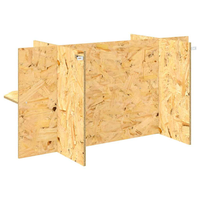 Base per Terrario Marrone 100 x 50 x 50 cm OSB 876735