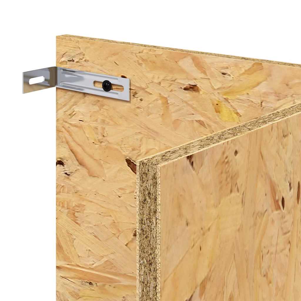 Base per Terrario Marrone 80 x 50 x 50 cm OSB 876736