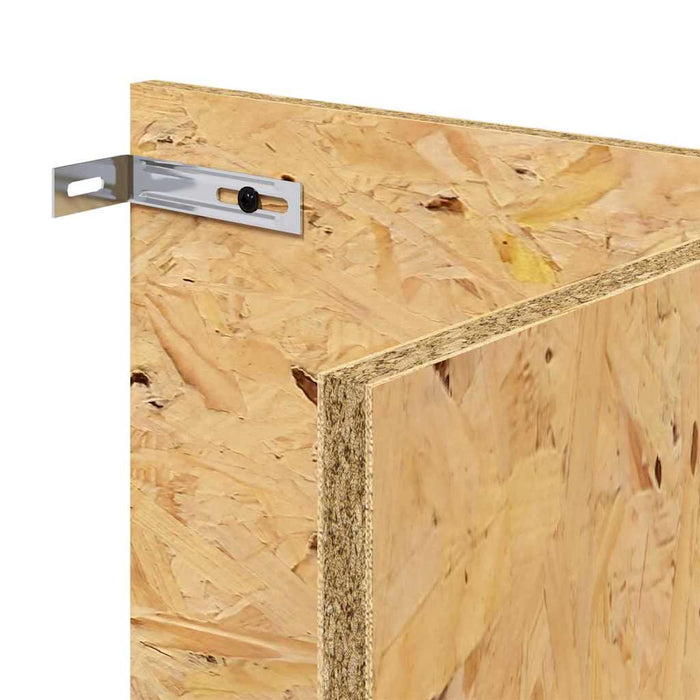 Base per Terrario Marrone 80 x 50 x 50 cm OSB 876736