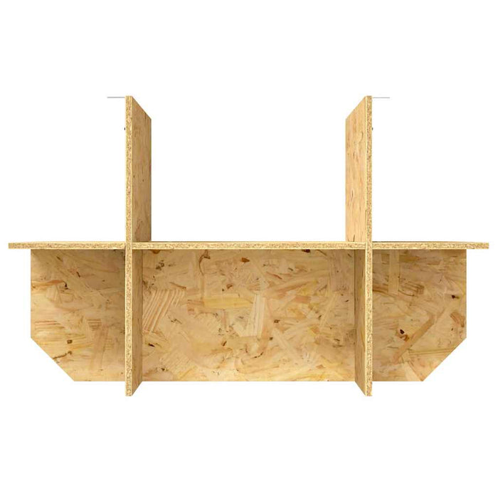 Base per Terrario Marrone 80 x 50 x 50 cm OSB 876736