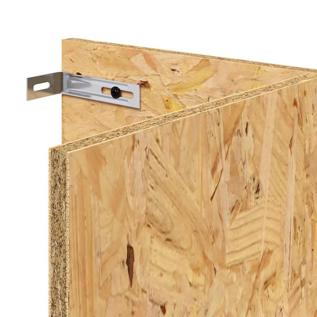 Base per Terrario con lo scaffale Marrone 80 x 40 x 50 cm OSB 876739