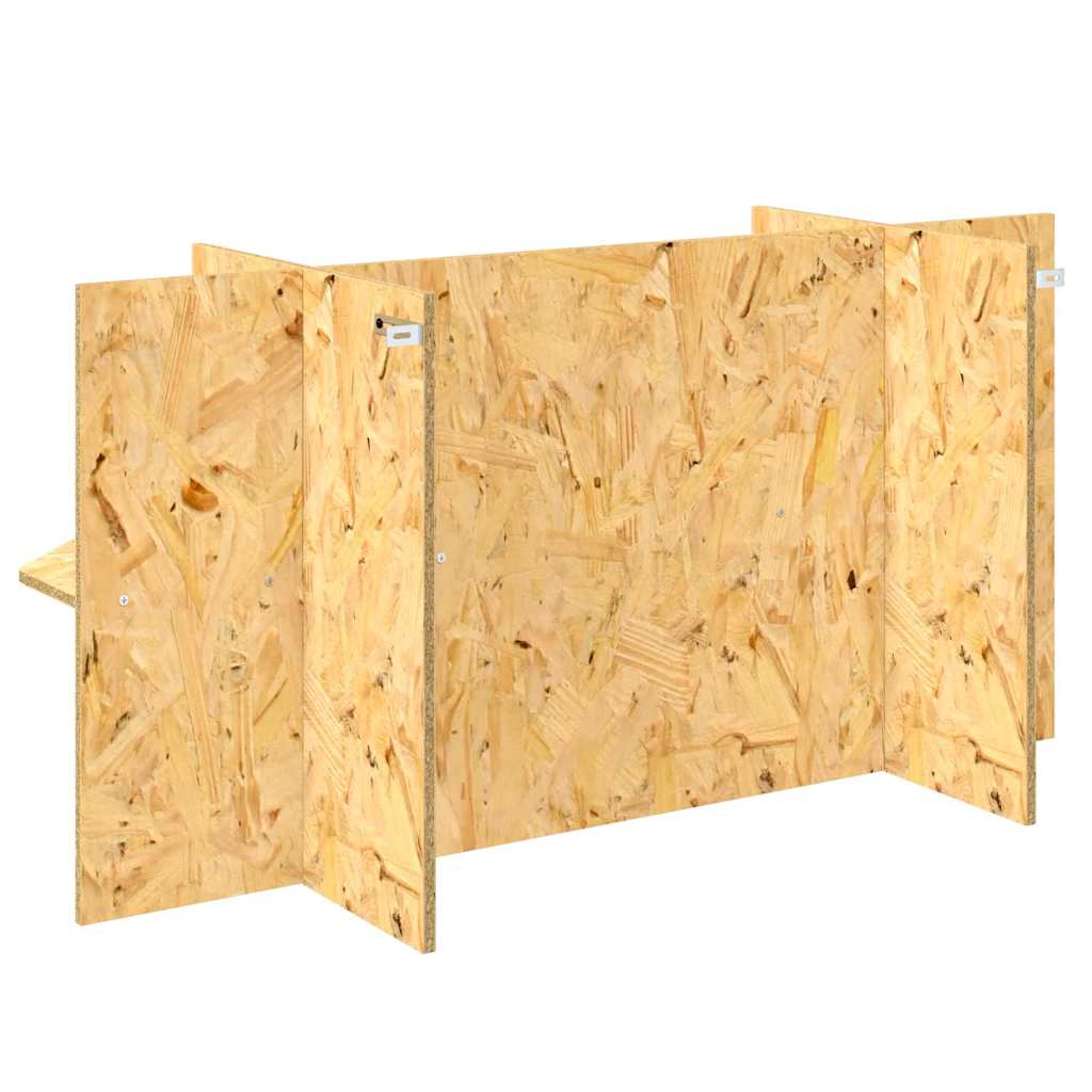 Base per Terrario con lo scaffale Marrone 100 x 40 x 50 cm OSB 876740