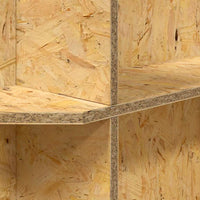 Base per Terrario con lo scaffale Marrone 60 x 30 x 50 cm OSB 876741