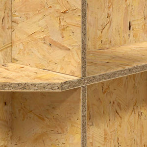 Base per Terrario con lo scaffale Marrone 60 x 30 x 50 cm OSB 876741