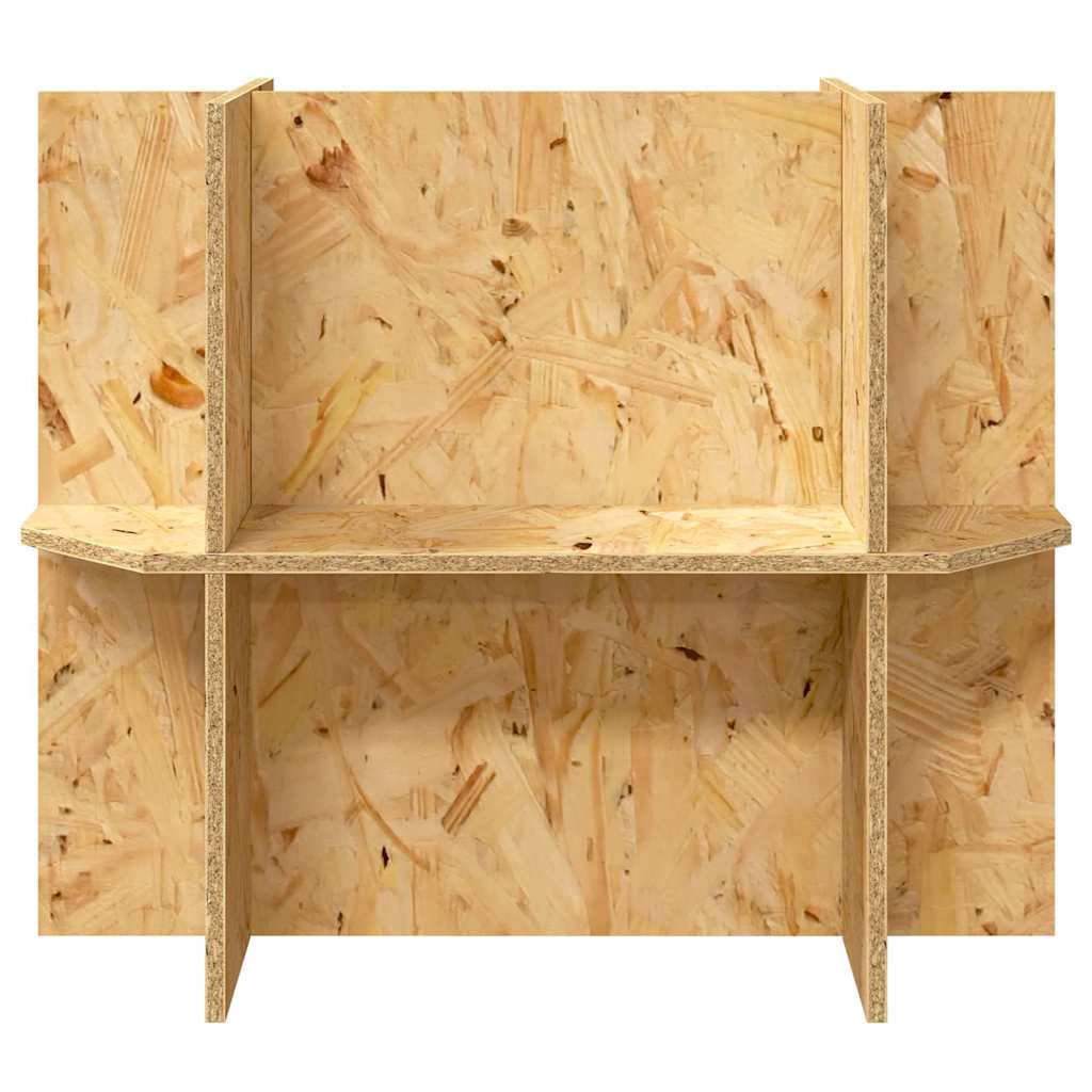 Base per Terrario con lo scaffale Marrone 60 x 30 x 50 cm OSB 876741