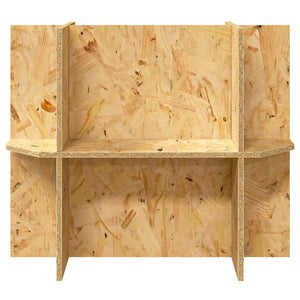 Base per Terrario con lo scaffale Marrone 60 x 30 x 50 cm OSB 876741