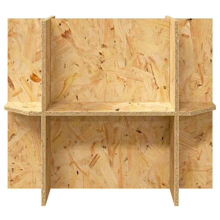 Base per Terrario con lo scaffale Marrone 60 x 30 x 50 cm OSB 876741