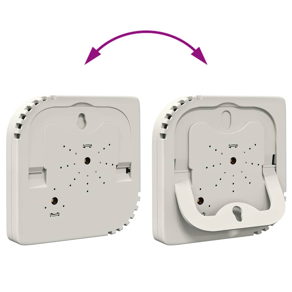 Igrometro Termo Bianco 7,5 x 7,5 x 1,2 cm ABS 876742