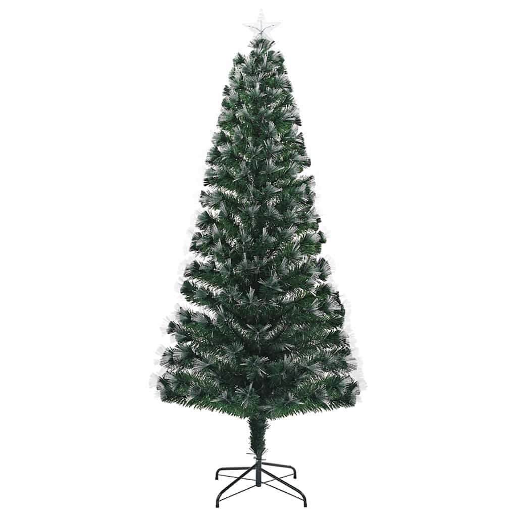 Albero di Natale Artificiale-Albero Natalizio Verde 210 cm PVC