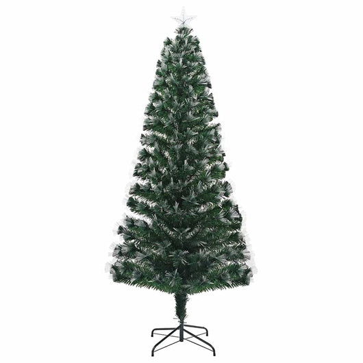 Albero di Natale Artificiale-Albero Natalizio Verde 210 cm PVC