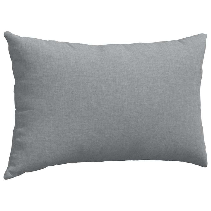 Cuscini da Divano 2 pz-Set di 2 Cuscini per Sofa Grigio chiaro 50 x 30 cm Tessuto 156120
