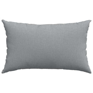 Cuscini da Divano 2 pz-Set di 2 Cuscini per Sofa Grigio chiaro 50 x 30 cm Tessuto 156120
