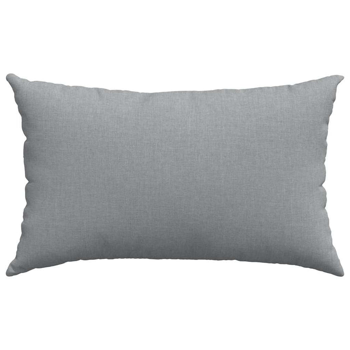 Cuscini da Divano 2 pz-Set di 2 Cuscini per Sofa Grigio chiaro 50 x 30 cm Tessuto 156120