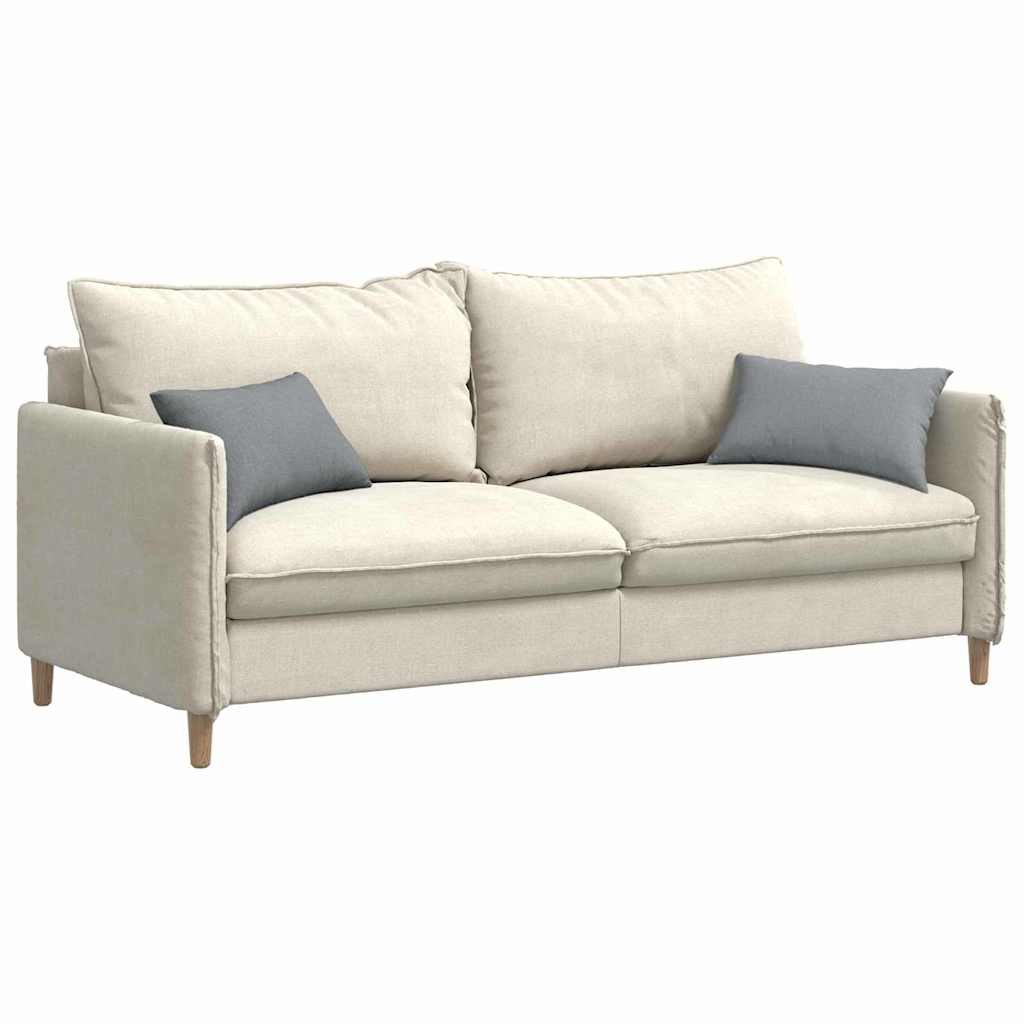 Cuscini da Divano 2 pz-Set di 2 Cuscini per Sofa Grigio chiaro 50 x 30 cm Tessuto 156120