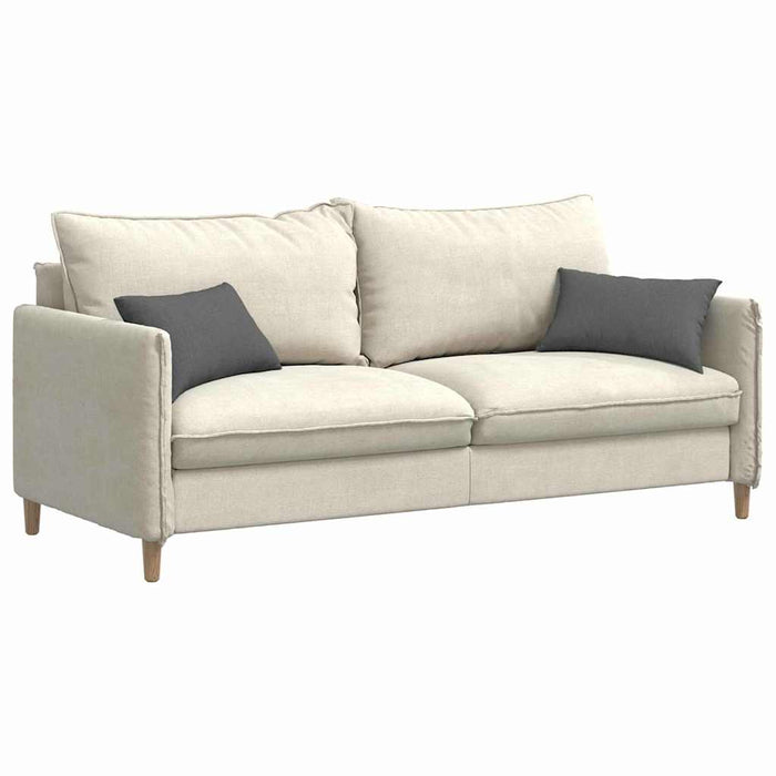 Cuscini da Divano 2 pz-Set di 2 Cuscini per Sofa Grigio scuro 50 x 30 cm Tessuto 504018