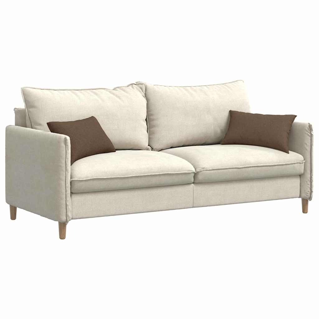 Cuscini da Divano 2 pz-Set di 2 Cuscini per Sofa Marrone 50 x 30 cm Tessuto