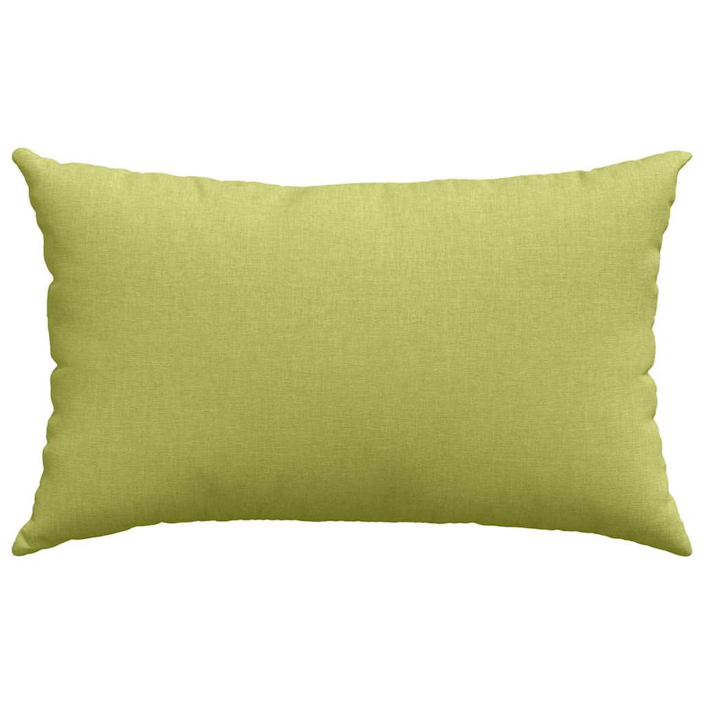Cuscini da Divano 2 pz-Set di 2 Cuscini per Sofa Verde chiaro 50 x 30 cm Tessuto