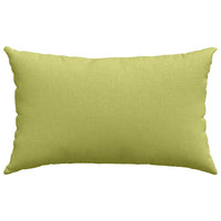 Cuscini da Divano 2 pz-Set di 2 Cuscini per Sofa Verde chiaro 50 x 30 cm Tessuto