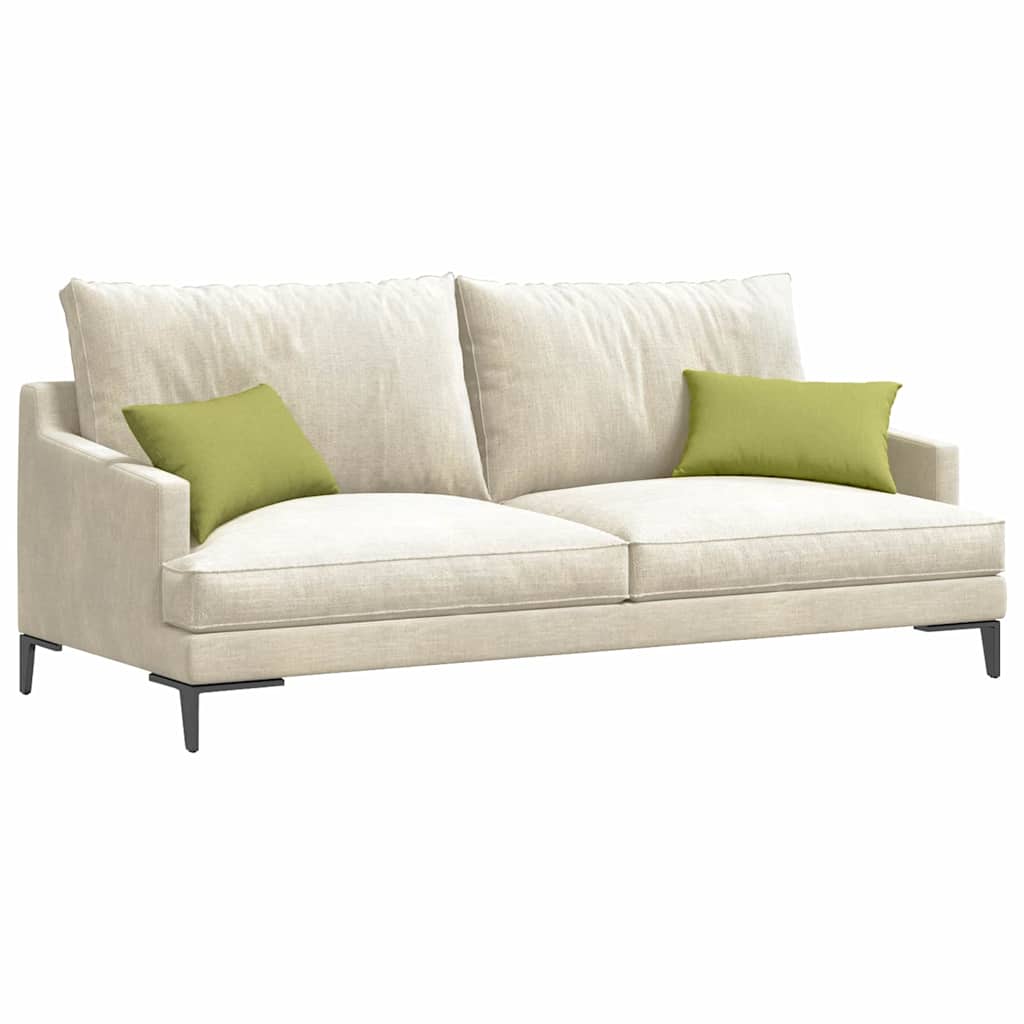 Cuscini da Divano 2 pz-Set di 2 Cuscini per Sofa Verde chiaro 50 x 30 cm Tessuto