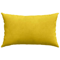 Cuscini da Divano 2 pcs Giallo 50 x 30 cm Tessuto in Cords 42013634