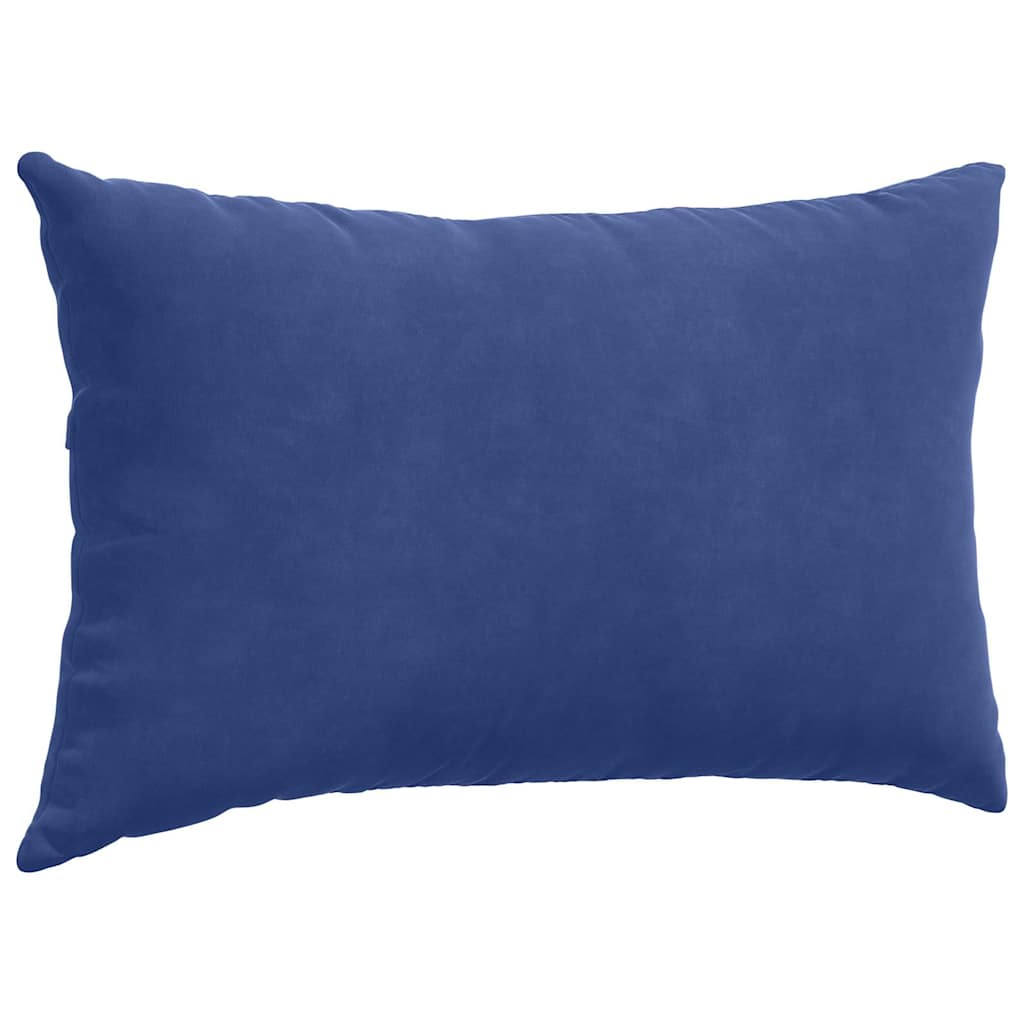 Cuscini da Divano 2 pcs Blu Polizia 50 x 30 cm Tessuto in Cords 42013638
