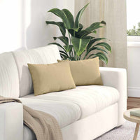 Cuscini da Divano 2 pz-Set di 2 Cuscini per Sofa Grigio Verde 50 x 30 cm