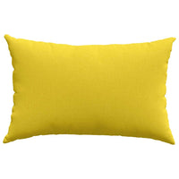 Cuscini da Divano 2 pcs Giallo chiaro 40 x 60 cm Tessuto 42013662