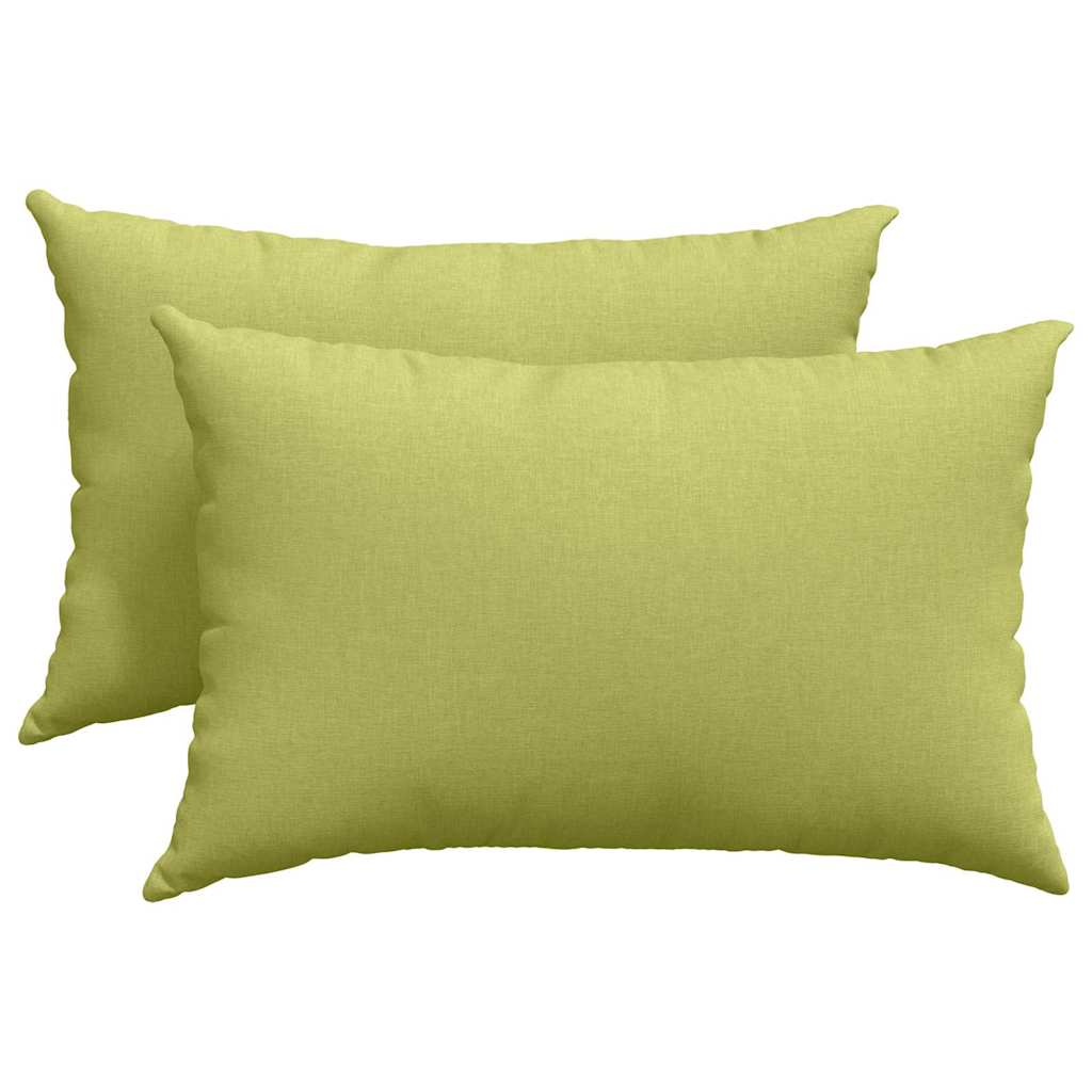 Cuscini da Divano 2 pcs Verde chiaro 40 x 60 cm Tessuto 42013663