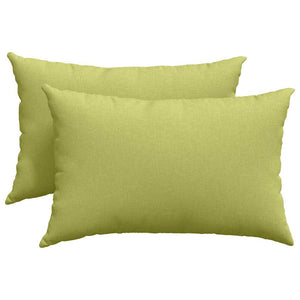 Cuscini da Divano 2 pcs Verde chiaro 40 x 60 cm Tessuto 42013663