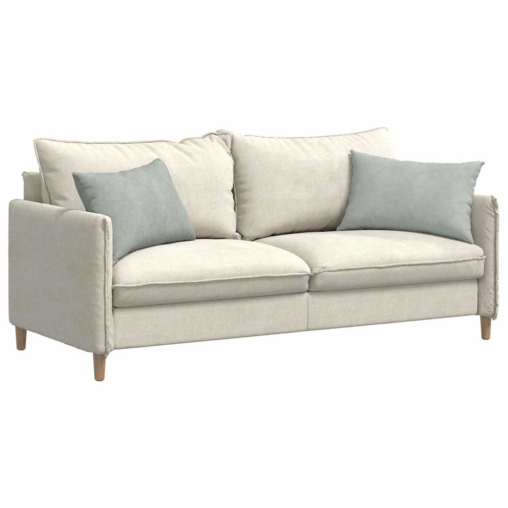 Cuscini da Divano 2 pz-Set di 2 Cuscini per Sofa Grigio chiaro 60 x 40 cm 199338