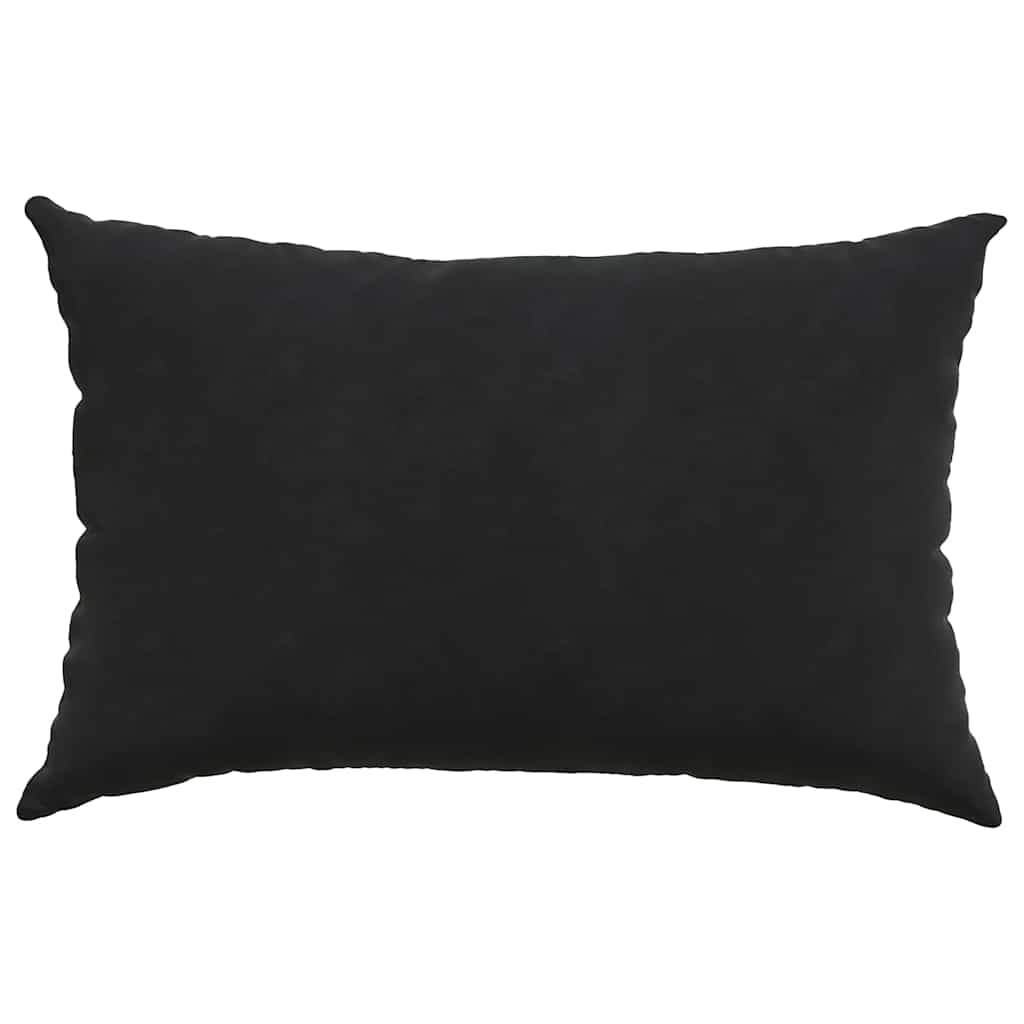 Cuscini da Divano 2 pcs Nero 60 x 40 cm Tessuto in Cords 42013676
