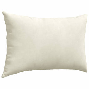 Cuscini da Divano 2 pcs Crema 60 x 40 cm Tessuto in Cords 42013679